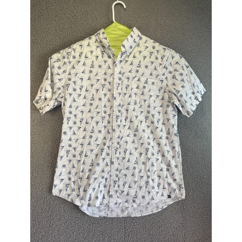 CHAPS Ralph Lauren Vintage 1990s Shirt L Large Short Sleeve Men